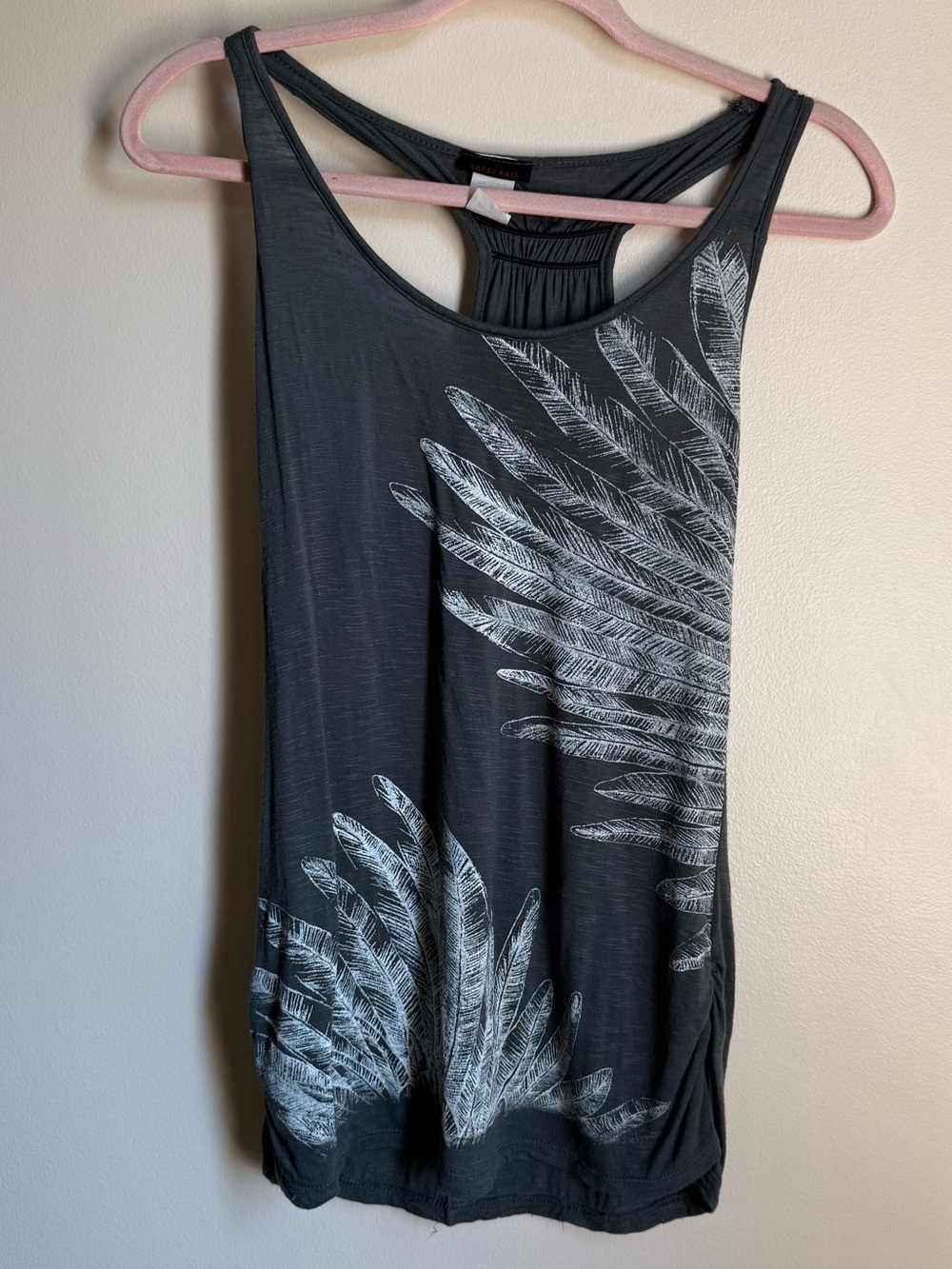 Coachella 2016 Style Feather Tank Top Candy Rain Size Medium Festival Bohemian